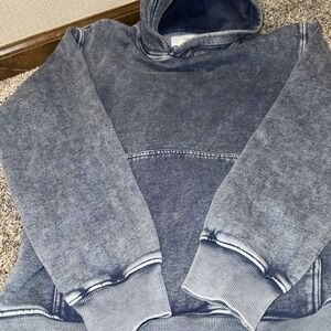 Tna Women's XS Blue Denim Hoodie